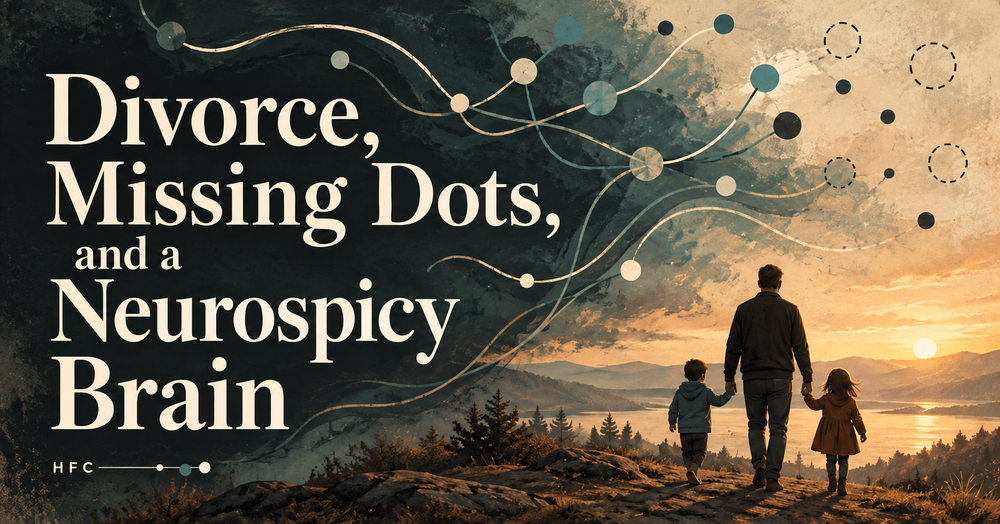 Divorce, Missing Dots, and a Neurospicy Brain