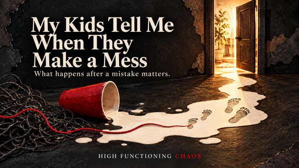 My Kids Tell Me When They Make a Mess